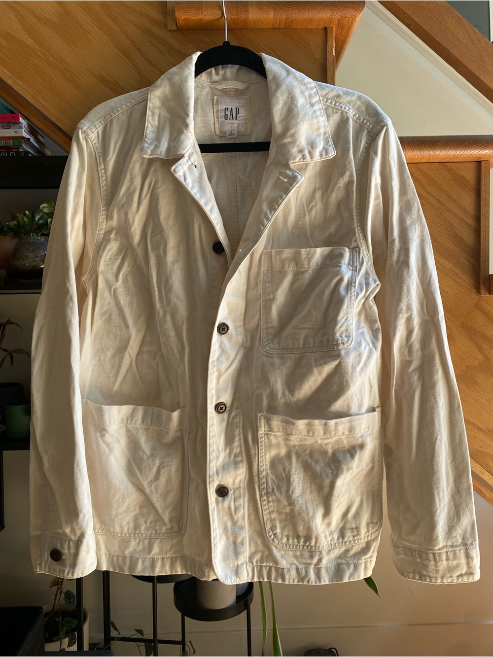 GAP Cream Workwear Chore Jacket